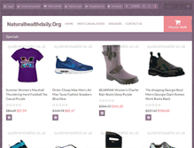 Tablet Screenshot of naturalhealthdaily.org